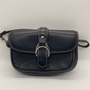 Dooney & Bourke Pebbled Leather Black